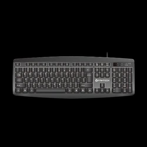 fantech km100 black wired keyboard mouse combo keyboard