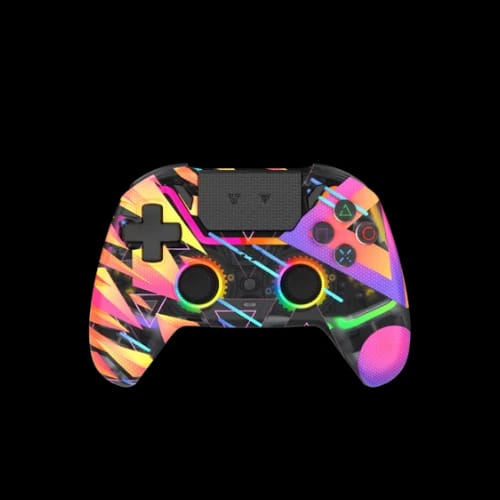 fantech nova pro wgp14v2 multi platform wireless gamepad rainbow solaris