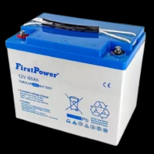 firstpower 12v 65ah tubular gel battery