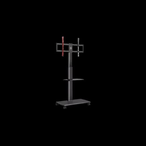 fitueyes 32 65 inch rolling lockable wheels tv stand stand