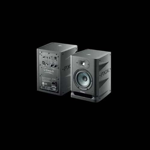 focal alpha 50 evo active 2 way studio monitor speaker front and back