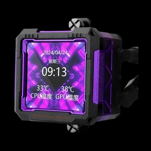 frozen warframe pro 360 black argb liquid cpu cooler pump
