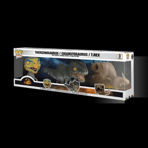 funko pop therizinosaurus giganotosaurus t rex 3p action figure 2