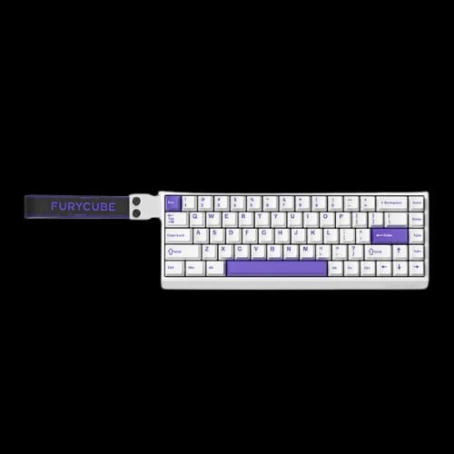 furycube m68he hall effect magnetic switch keyboard white