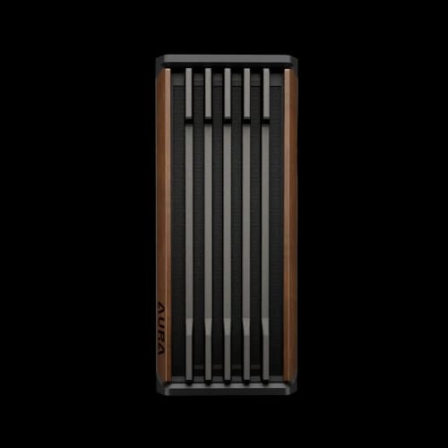 gamdias aura gc11 wood mid tower atx gaming casing front