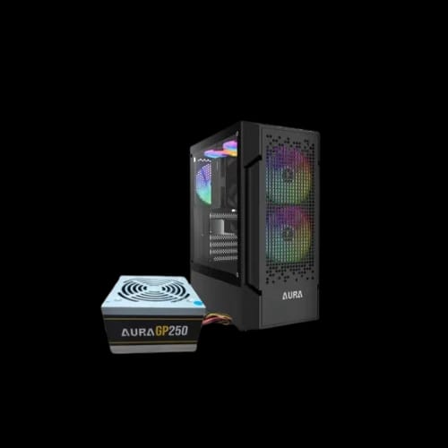 gamdias aura gc7 rgb atx mid tower casing with 250w psu black 1