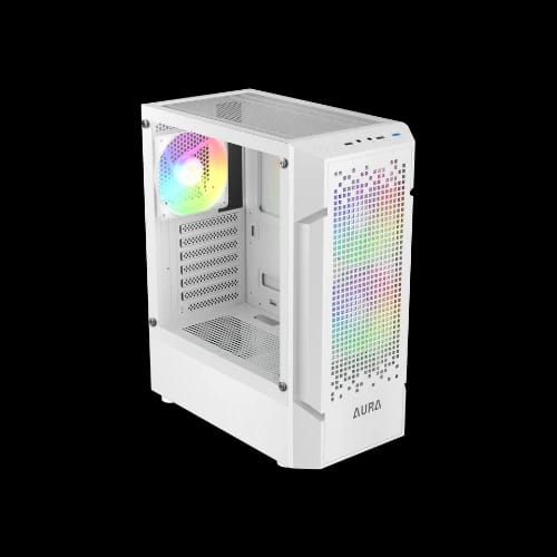 gamdias aura gc7 rgb atx mid tower casing with 250w psu white 4