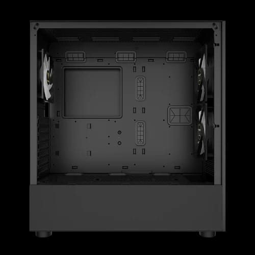 gamdias talos m3 mesh argb atx mid tower gaming casing black inside