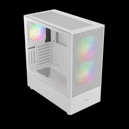 gamdias talos m3 mesh argb atx mid tower gaming casing white 2