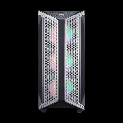 gamemax brufen c1 3608 mid tower gaming case black front