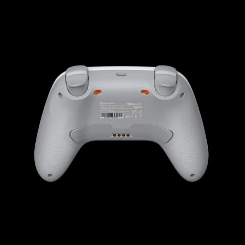 gamesir nova 2 lite multi platform tri mode wireless game controller luminous white back side