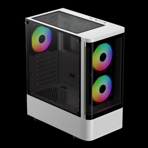 gamias talos e3 glass cg white argb mid tower atx case 2