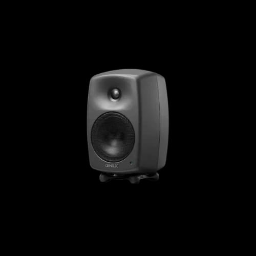 genelec 8030c 5 2 way 100w active studio monitor speaker angled