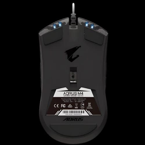 gigabyte aorus m4 rgb gaming mouse back