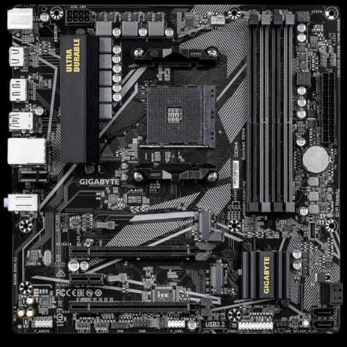 gigabyte b550m ds3h r2 matx am4 motherboard pcb