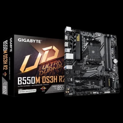 gigabyte b550m ds3h r2 matx am4 motherboard