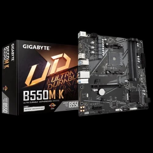 gigabyte b550m k am4 micro atx motherboard 1