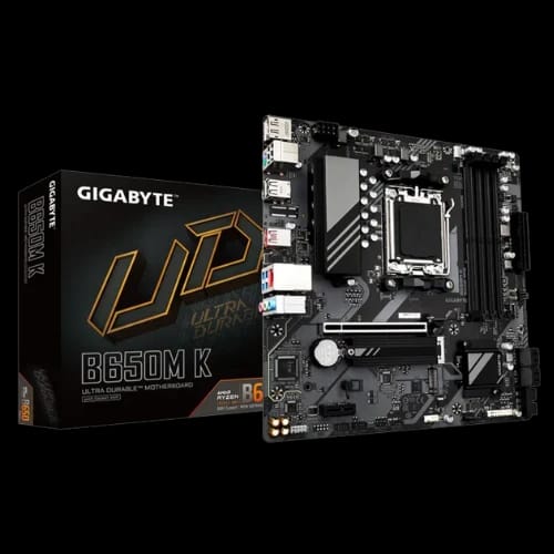 gigabyte b650m k am5 amd ddr5 micro atx motherboard
