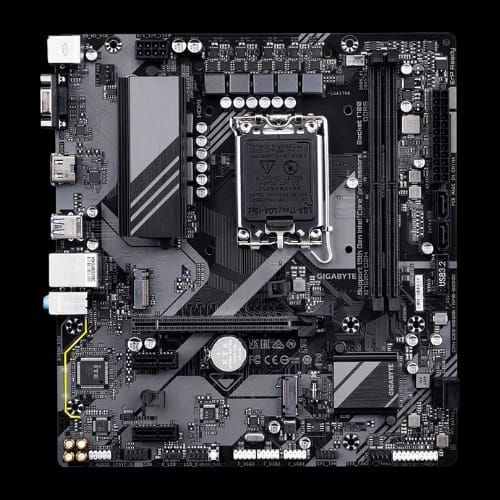 gigabyte b760m d2h ddr5 13th 12th gen intel motherboard main pcb