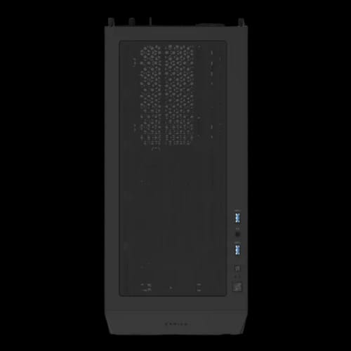 gigabyte c102 glass ice mid tower atx desktop case black 3