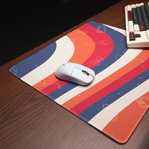 glidecraft mouse pad close up with smooth surface texture