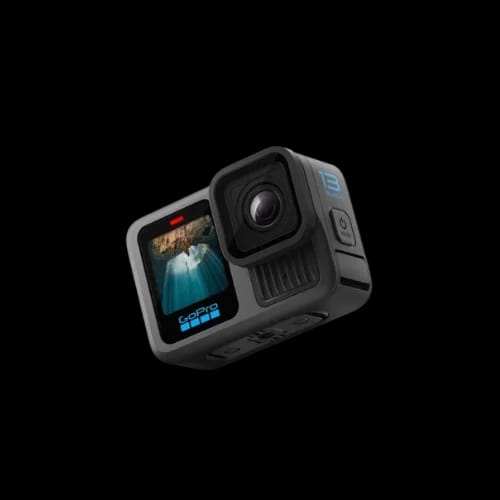 gopro hero13 27mp waterproof touch screen 53k action camera tilted