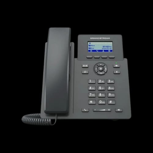 grandstream grp2601 2 line 2 sip carrier grade ip phone with adapter front