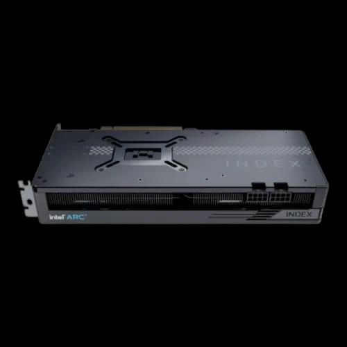 gunnir intel arc a750 index 8gb gddr6 graphics card backplate