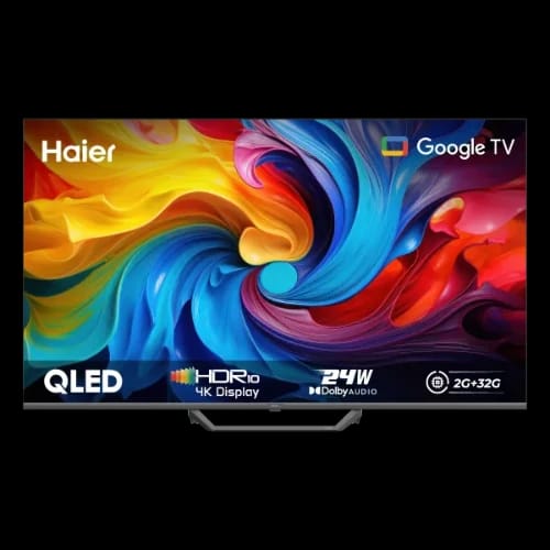 haier h43s80eux 43 qled 4k google tv