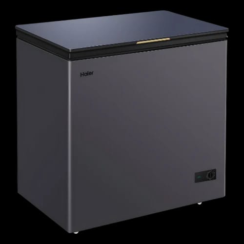 haier hcf 230sgm 200l chest freezer side