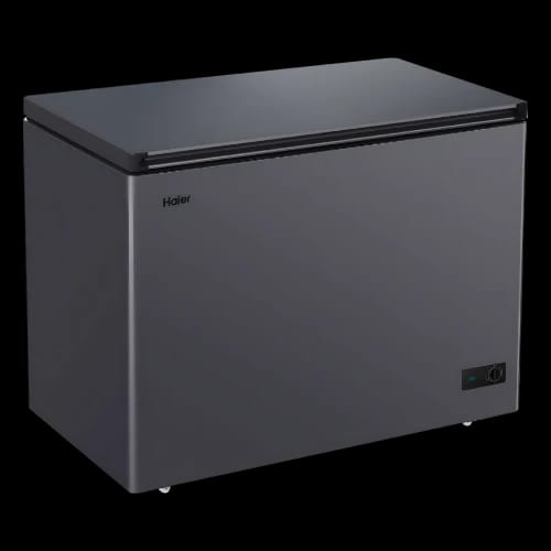 haier hcf 290sm 251l chest freezer side
