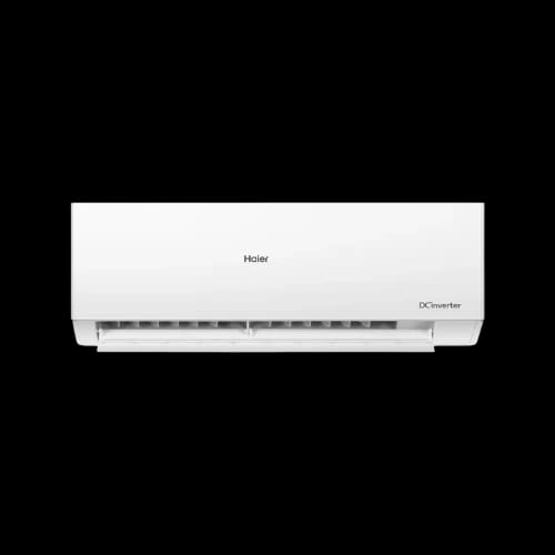 haier hsu 19 cleancool inverter pro air conditioner on front