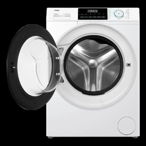 haier hw80 bp12929a 8 kg inverter front load washing machine open