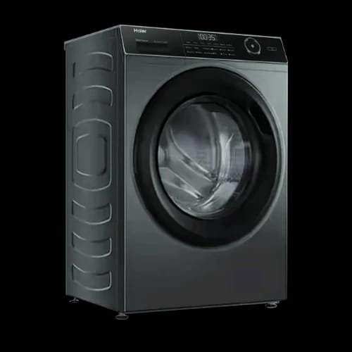 haier hw80 bp12929s6 8 kg inverter front load washing machine left