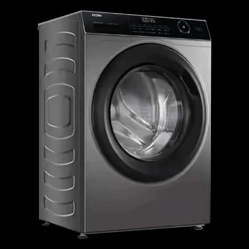 haier hw90 bp14959s8 9 kg inverter front load washing machine left