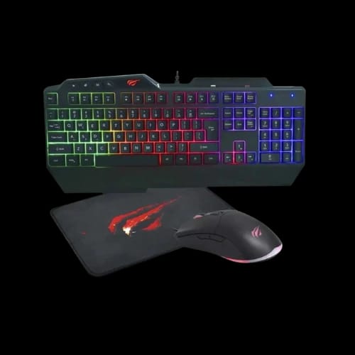 havit kb889cm rgb gaming keyboard mouse mouse pad 3 in 1 combo 2