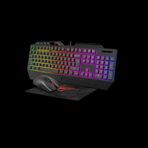 havit kb889cm rgb gaming keyboard mouse mouse pad 3 in 1 combo