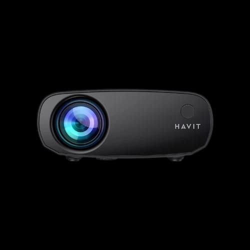 havit pj207 portable projector front view
