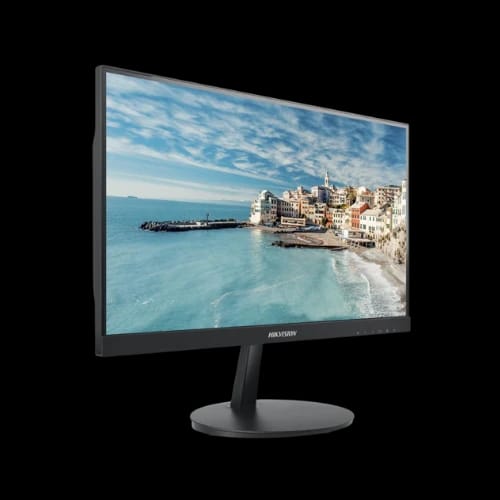 hikvision ds d5022fn 215 inch full hd borderless monitor angled