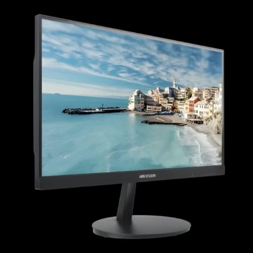 hikvision ds d5022fn 215 inch full hd borderless monitor left angle