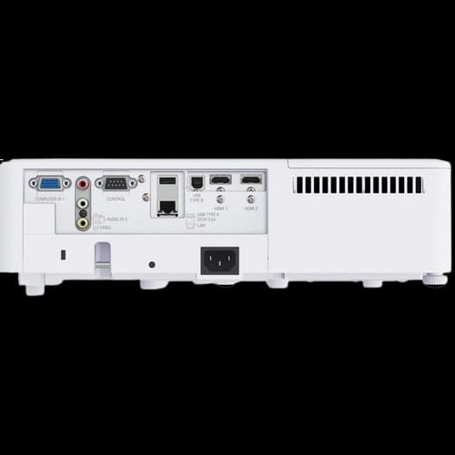 hitachi cp ex3051wn projector back panel view