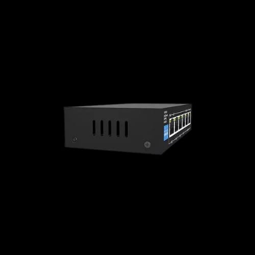 hored ai106 6 port 100mbps ai poe switch side