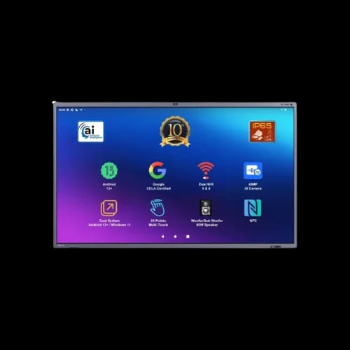 horion 65m6apro 65 4k uhd interactive flat panel with 48mp webcam microphone