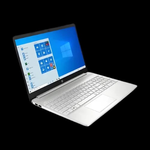 hp 15 fc0239au amd athlon silver 7120u 156 fhd laptop left side