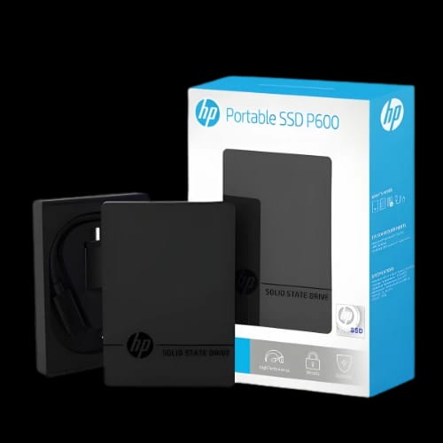 hp p600 250gb portable external ssd with box