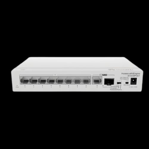 huawei ekitengine s110 8p2st 8 port gigabit poe unmanaged switch main
