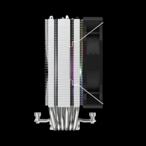 huntkey frozen 600x fantasy argb cpu cooler black side