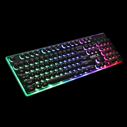 imice ak 700 backlight wired usb gaming keyboardfrosted keycap main