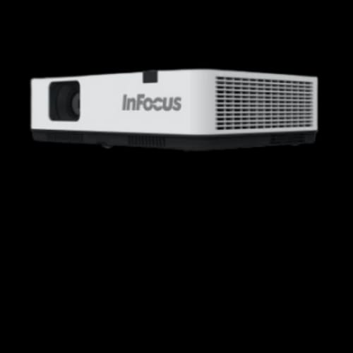 infocus in1004 3100 lumens 3lcd xga projector angled