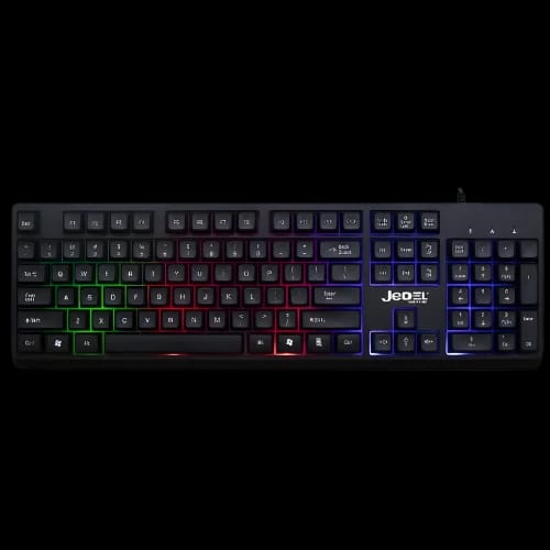jedel gk106 rgb gaming keyboard and mouse combo keyboard